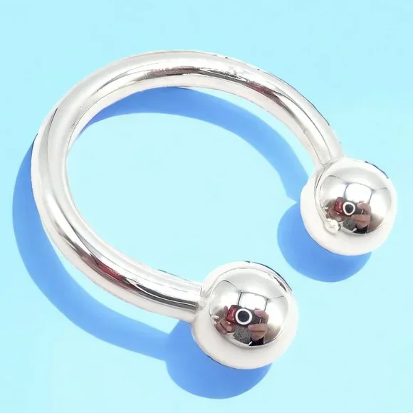 Vintage Tiffany & Co. Silver Classic Ball Keychain Keyring - Picture 14 of 14